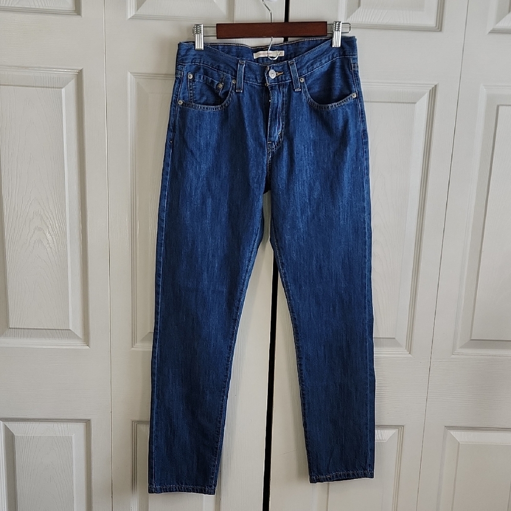 Levi's Middy Straight Womens Denim Jeans Size 27 Lightweight Western Casual Zip